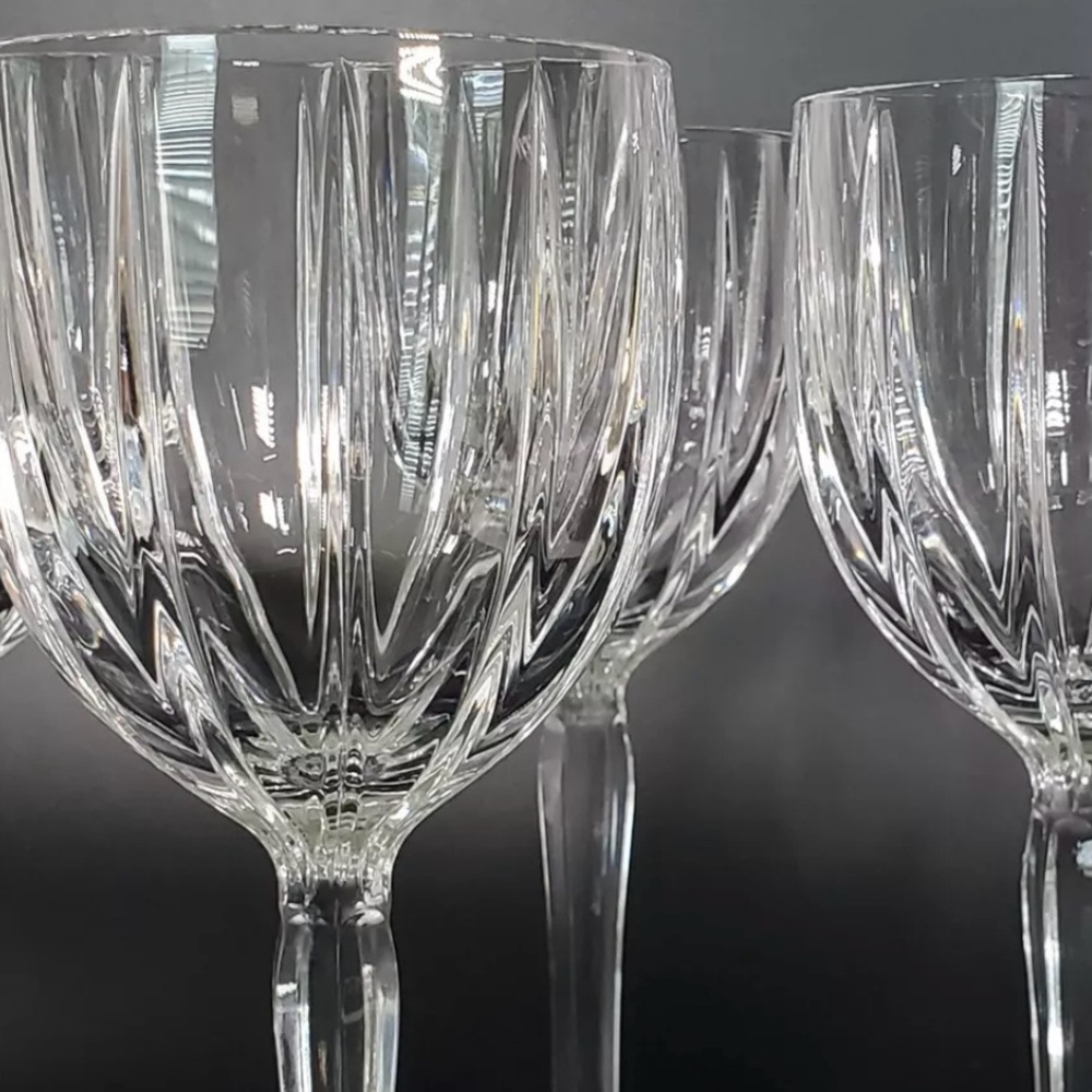 Waterford Crystal Marquis Omega Wine Glasses Set of 4
